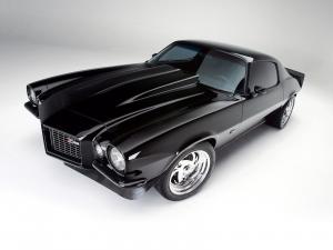 Chevrolet Camaro Z28 Matte Black 1971 года